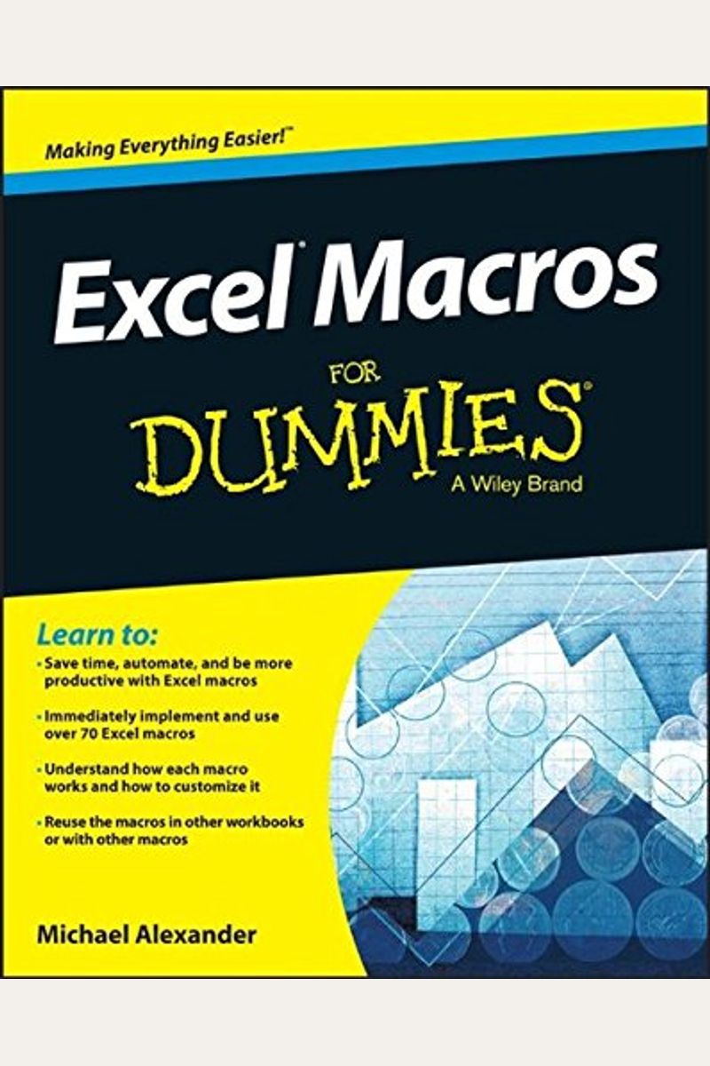 Buy Excel Macros For Dummies Book By Michael Alexander
