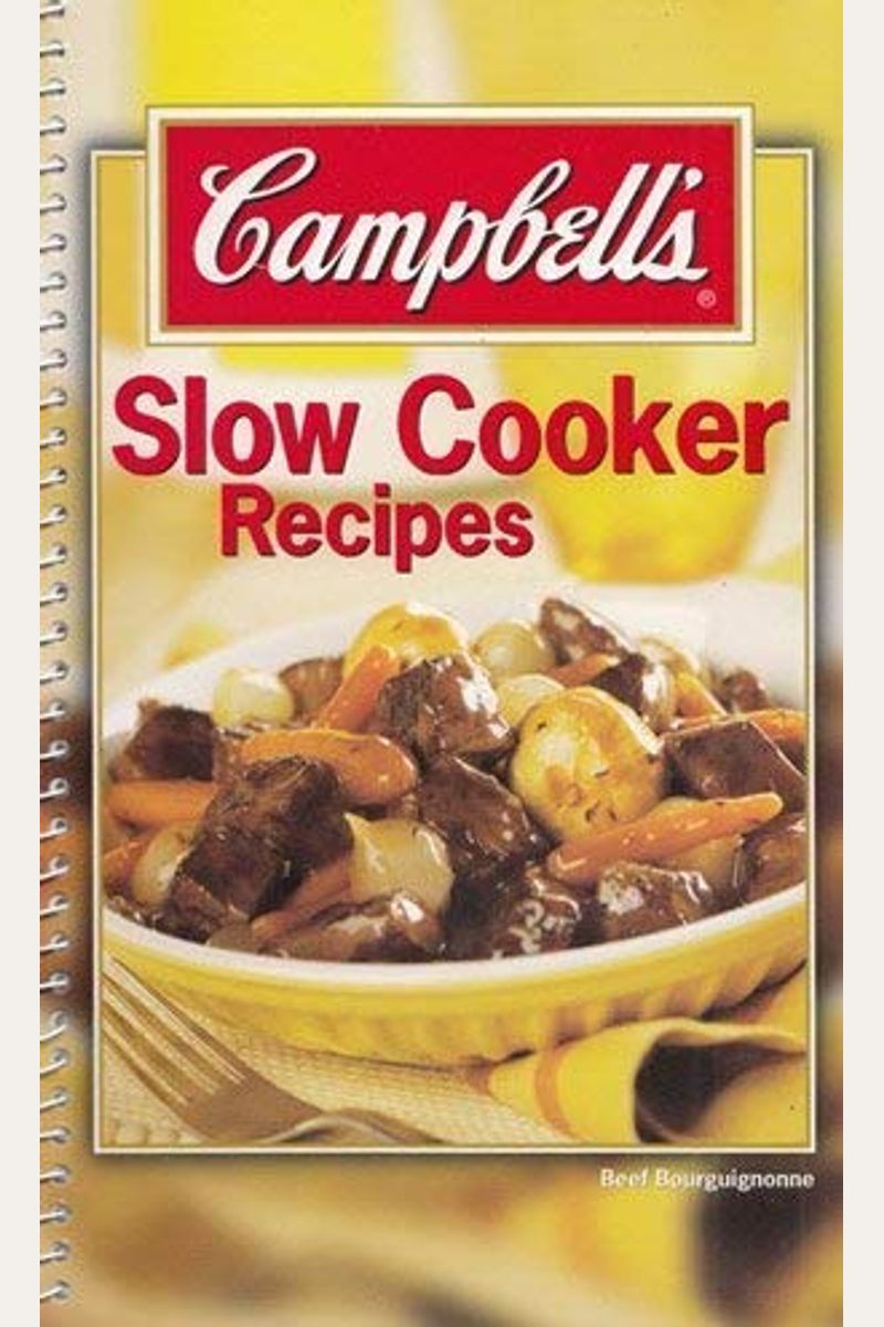 Buy Campbell's Slow Cooker Recipes Book By Jim Schenk