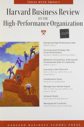 Buy Harvard Business Review On The High-performance Organization ...