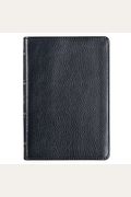 Kjv Compact Bible Black Full Grain Leather
