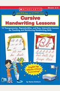 Overhead Teaching Kit: Cursive Handwriting Lessons: 12 Transparencies, Reproducibles, and Easy, Interactive Lessons for Teaching and Reinforcing Handwriting Skills