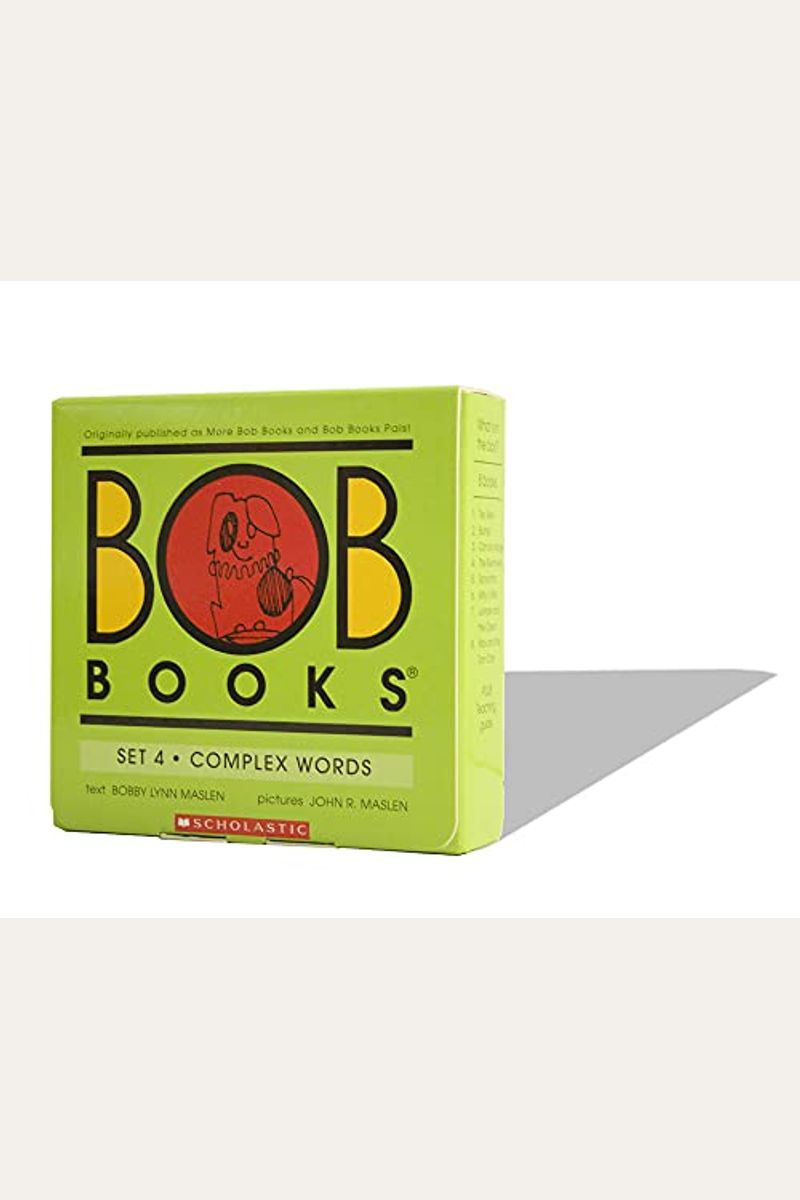 Bob Books - Complex Words Box Set Phonics, Ages 4 And Up, Kindergarten, First Grade (Stage 3: Developing Reader)