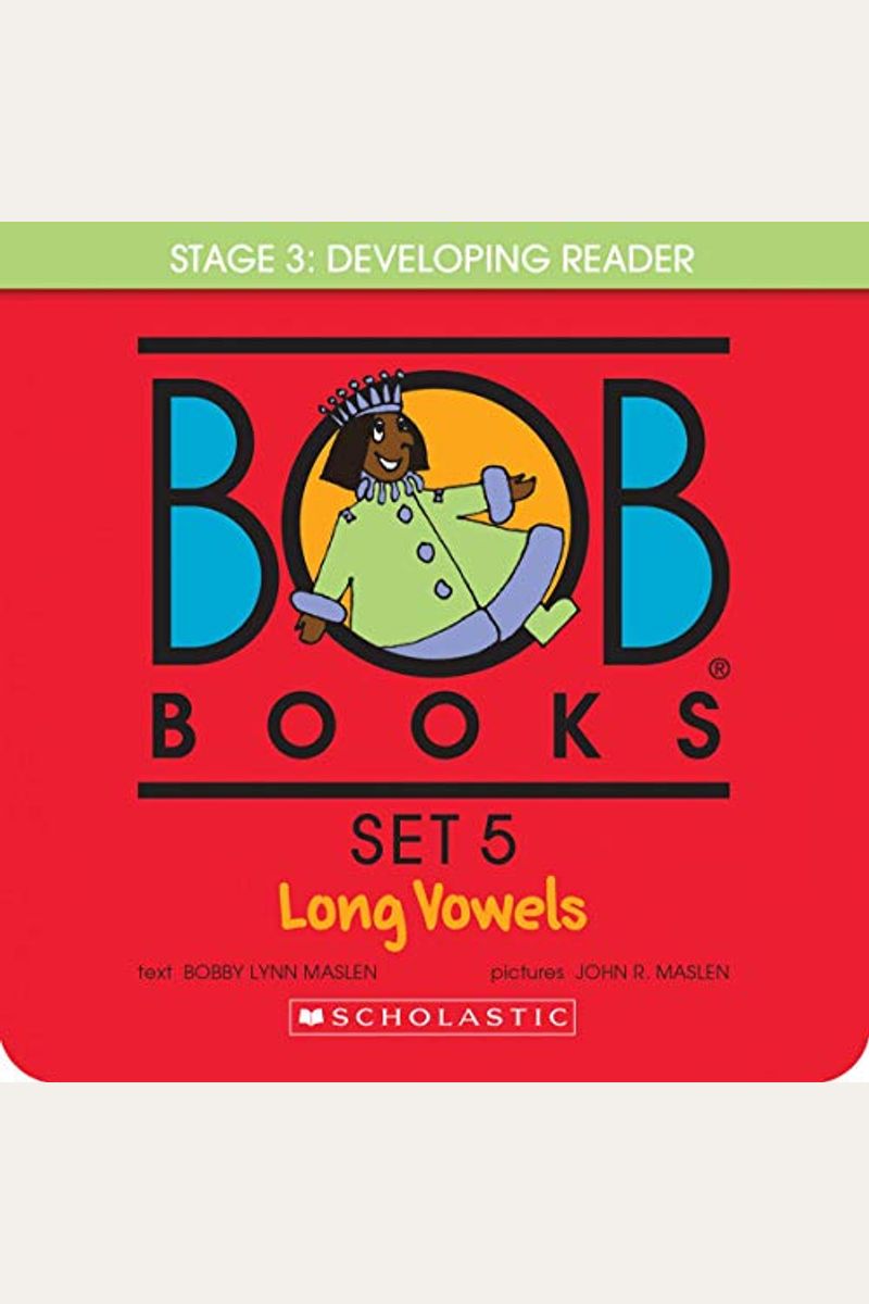 Bob Books - Long Vowels Box Set Phonics, Ages 4 And Up, Kindergarten, First Grade (Stage 3: Developing Reader)