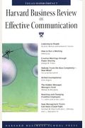 Harvard Business Review On Effective Communication