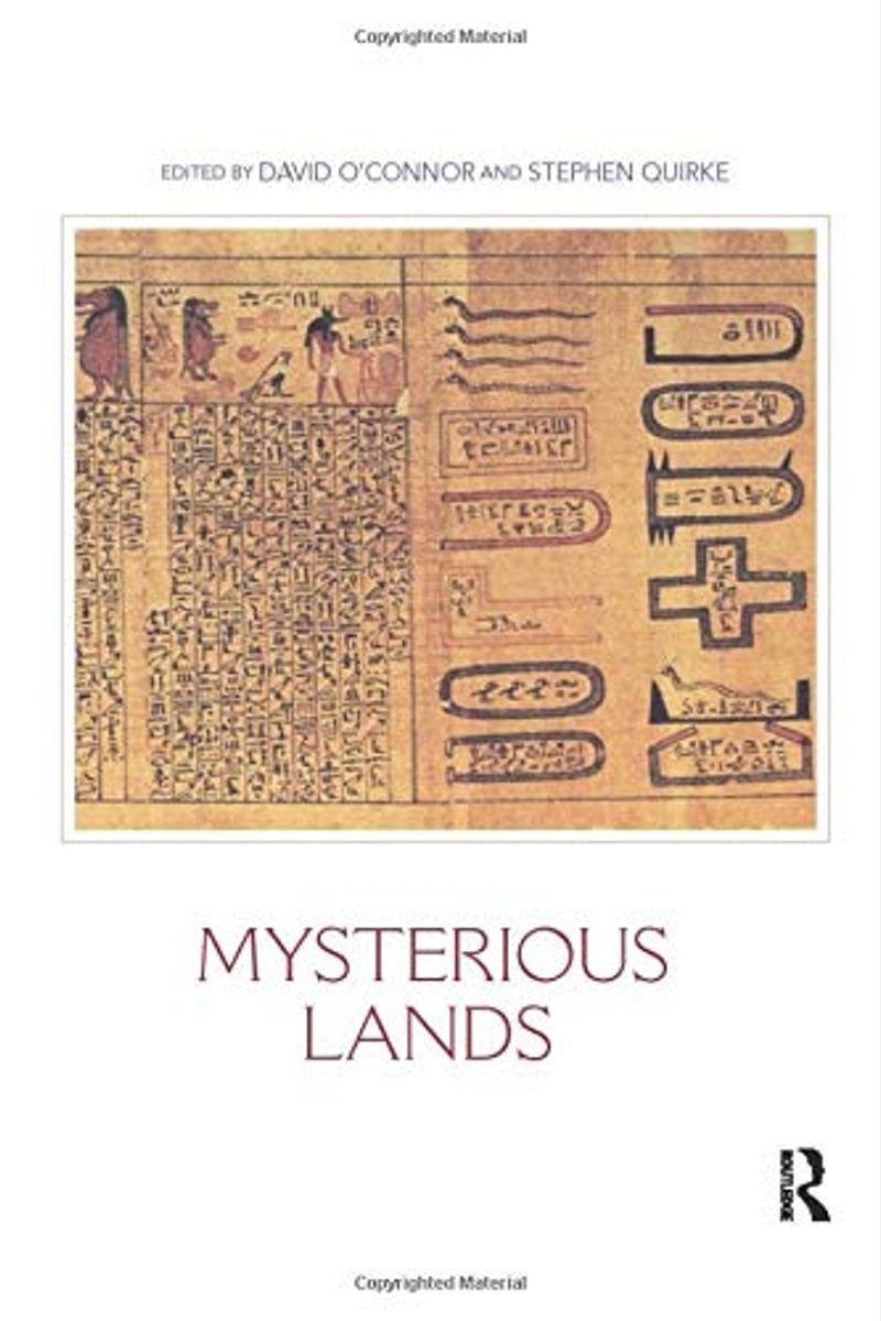 Mysterious Lands (Encounters With Ancient Egypt)