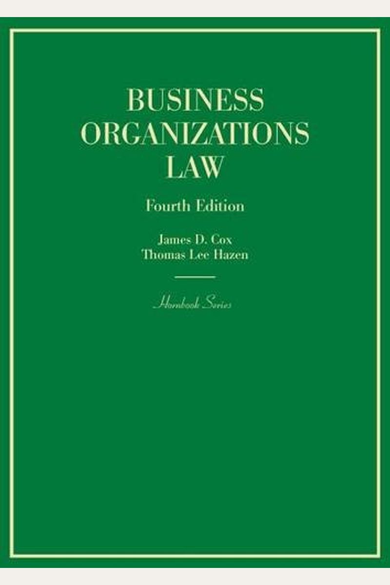 Buy Business Organizations Law (Hornbook) Book By Farshtey Gregory