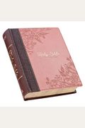 Kjv Holy Bible, Note-Taking Bible, Faux Leather Hardcover - King James Version, Brown/Pink