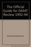 The Official Guide for GMAT Review 1992-94