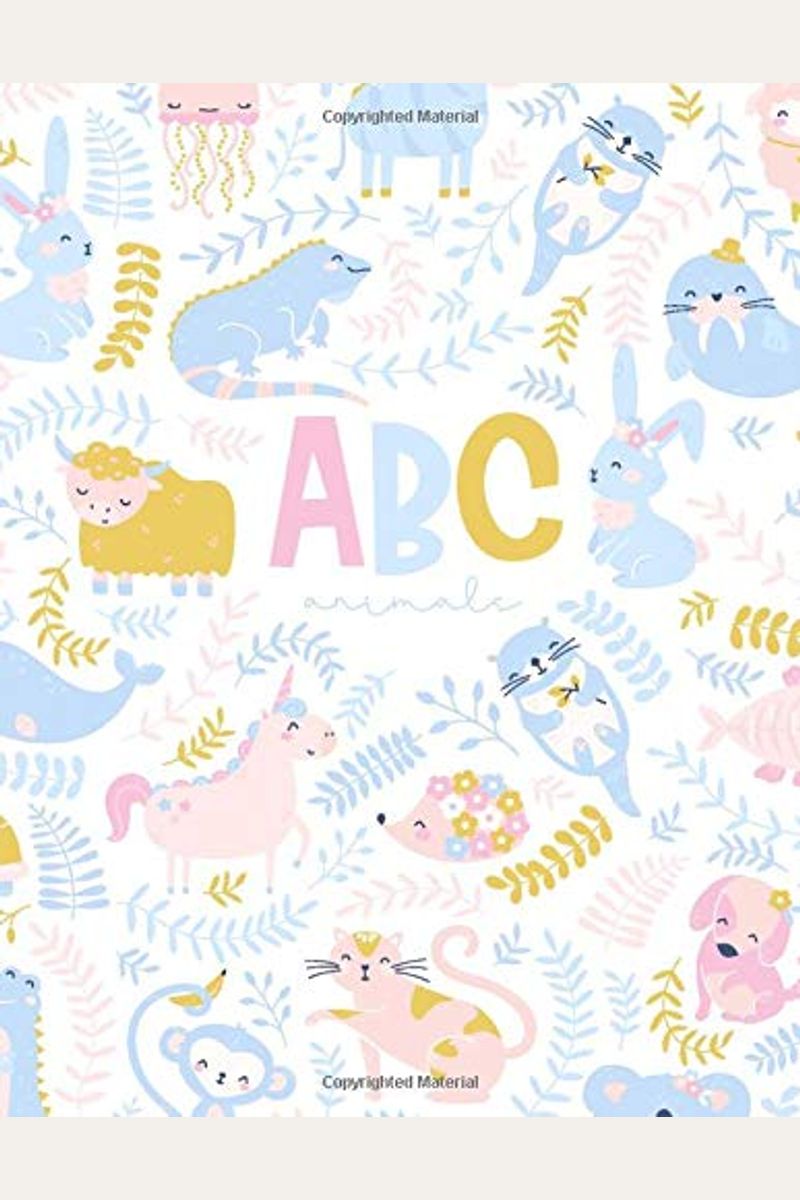 Buy ABC Animals Cute Animal Themed Coloring Book for Babies, Toddlers
