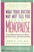 What Your Doctor May Not Tell You About(Tm): Menopause: The Breakthrough Book On Natural Progesterone