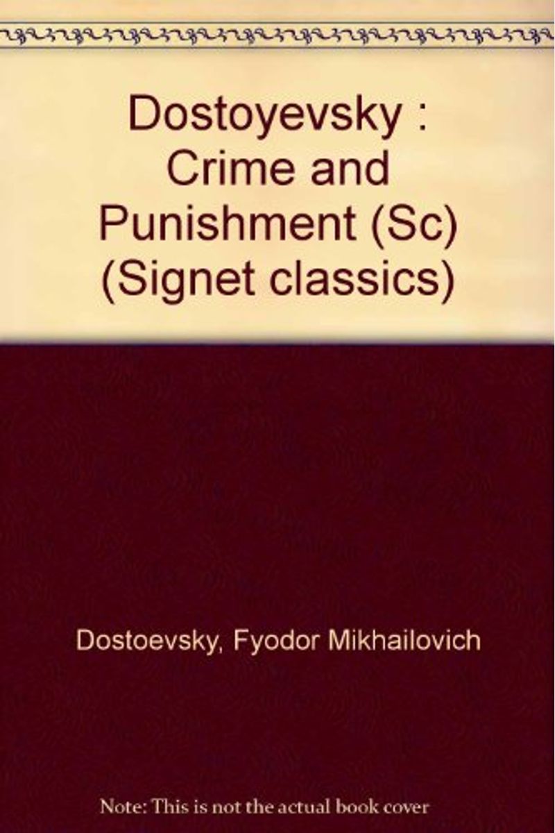 Crime and Punishment (Signet Classic)