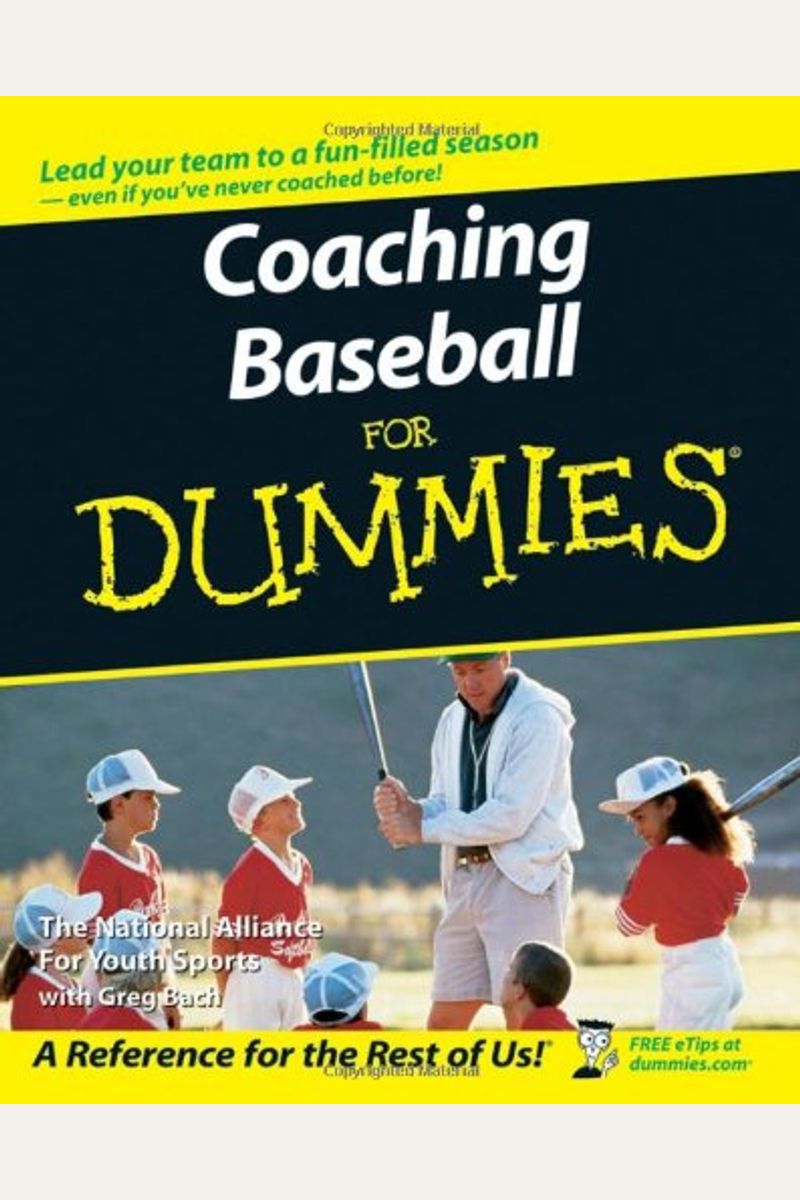 Buy Coaching Baseball For Dummies Book By The N Sports