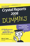 Crystal Reports 2008 For Dummies