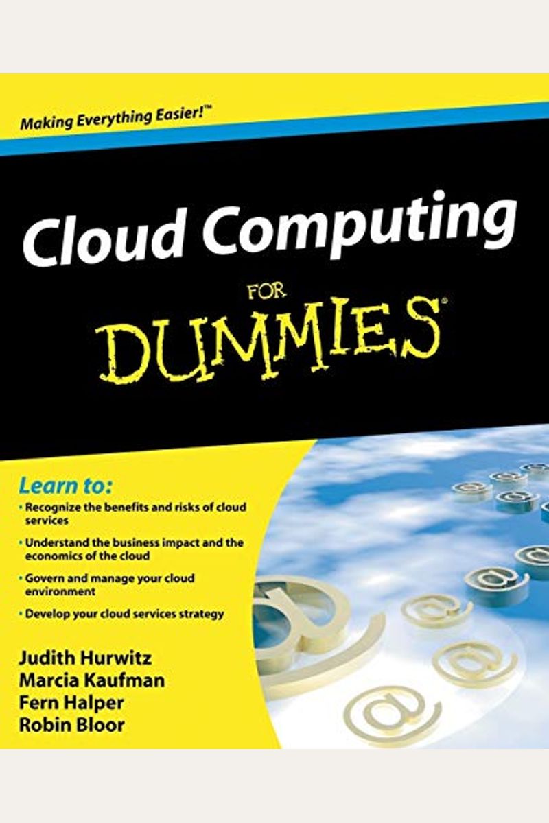 Buy Cloud Computing For Dummies Book By Judith S Hurwitz