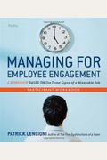 Managing for Employee Engagement Participant Workbook