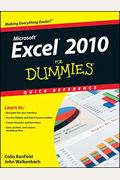 Excel 2010 for Dummies Quick Reference
