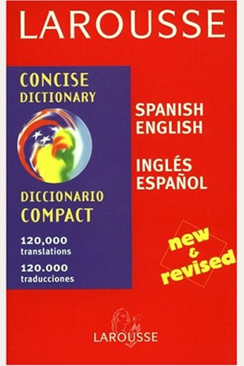 Buy Larousse Diccionario Espanol-Ingles, Ingles-Espanol Book Larousse B