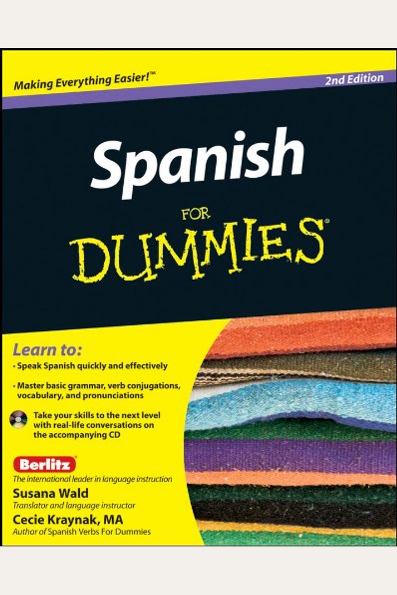 Spanish For Dummies [With Cd (Audio)]