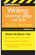 Cliffsnotes Writing: Grammar, Usage, And Style Quick Review, 3rd Edition