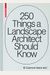 250 Things A Landscape Architect Should Know