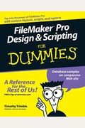 Filemaker Pro Design And Scripting For Dummies