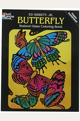 Dover Publications-Butterfly Stained Glass Coloring Bk