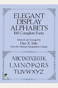 Elegant Display Alphabets