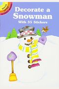 Decorate a Snowman with 35 Stickers