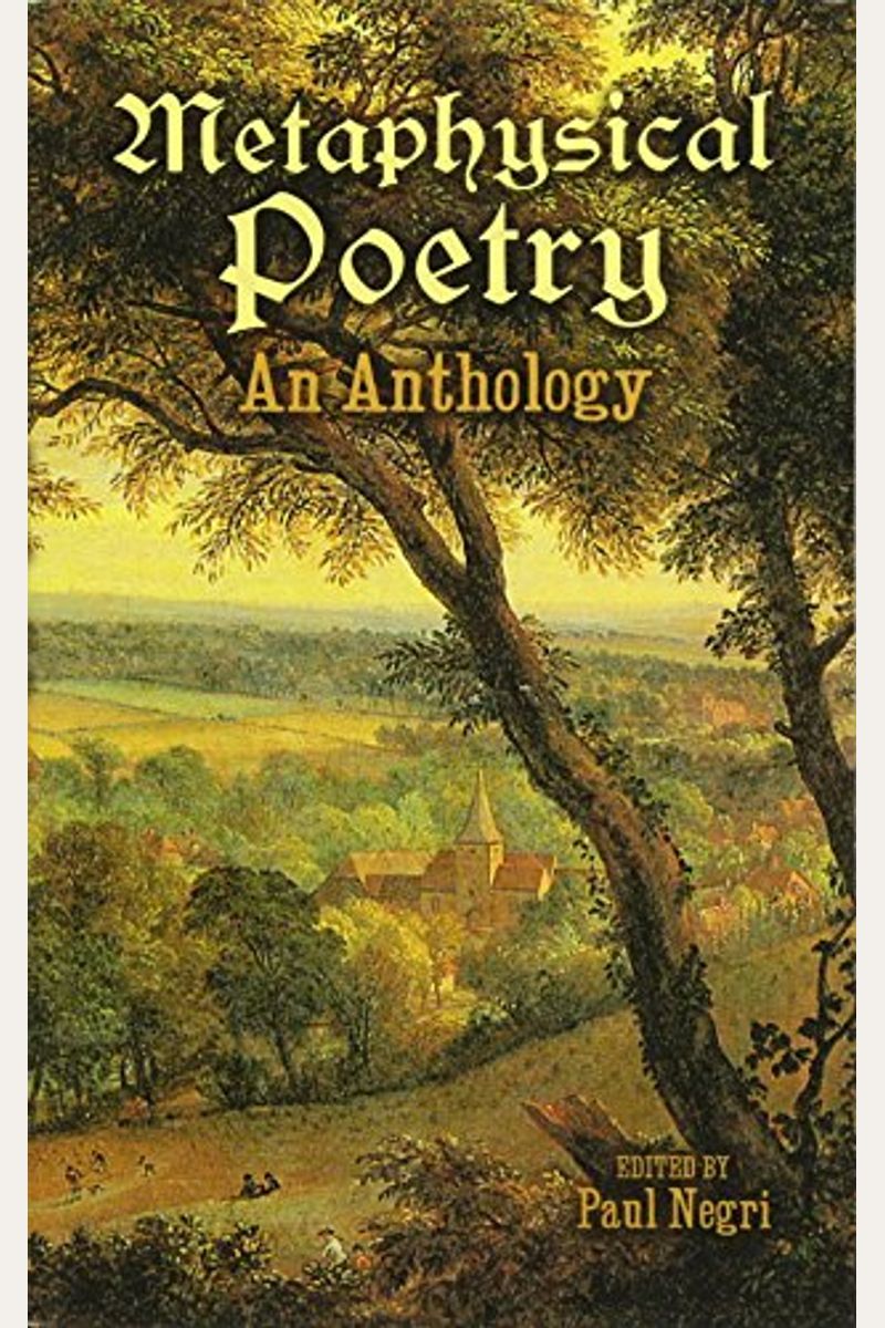 Buy Metaphysical Poetry An Anthology Book By Paul Negri