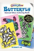 Dover GemGlow Butterfly Stained Glass Coloring Book