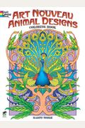 Art Nouveau Animal Designs Coloring Book (Dover Coloring Books)