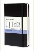 Moleskine Art Plus Sketchbook, Pocket, Plain, Black, Hard Cover (3.5 X 5.5)
