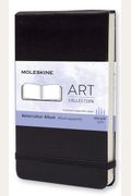 Moleskine Art Plus Watercolor Album, Pocket, Black, Hard Cover (3.5 X 5.5)