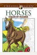 Horses Color By Number Coloring Book