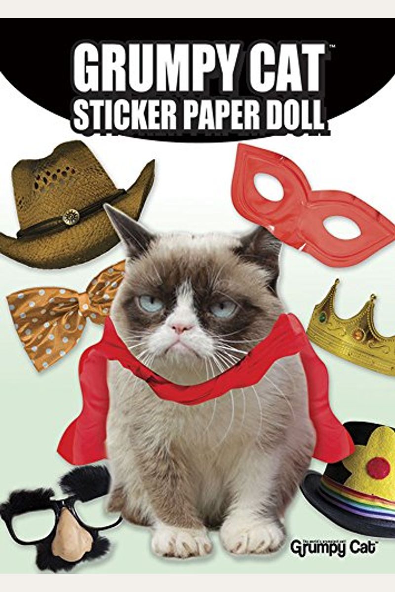 Grumpy Cat Sticker Paper Doll