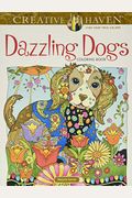 Creative Haven Dazzling Dogs Coloring Book