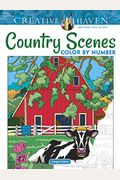Creative Haven Country Scenes Color By Number Coloring Book