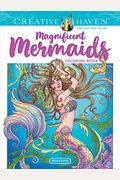 Creative Haven Magnificent Mermaids Coloring Book