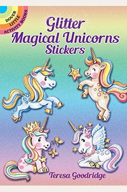 Glitter Magical Unicorns Stickers Glitter Magical Unicorns Stickers