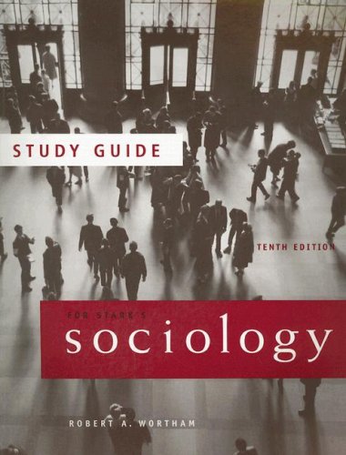 Buy Sociology Study Guide Book By: Robert A Wortham