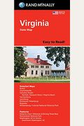 Rand Mcnally Easy To Read Folded Map: Virginia State Map