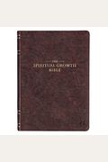 The Spiritual Growth Bible Dk. Brown Faux Leather