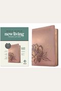 Nlt Compact Giant Print Bible, Filament-Enabled Edition (Leatherlike, Rose Metallic Peony, Red Letter)