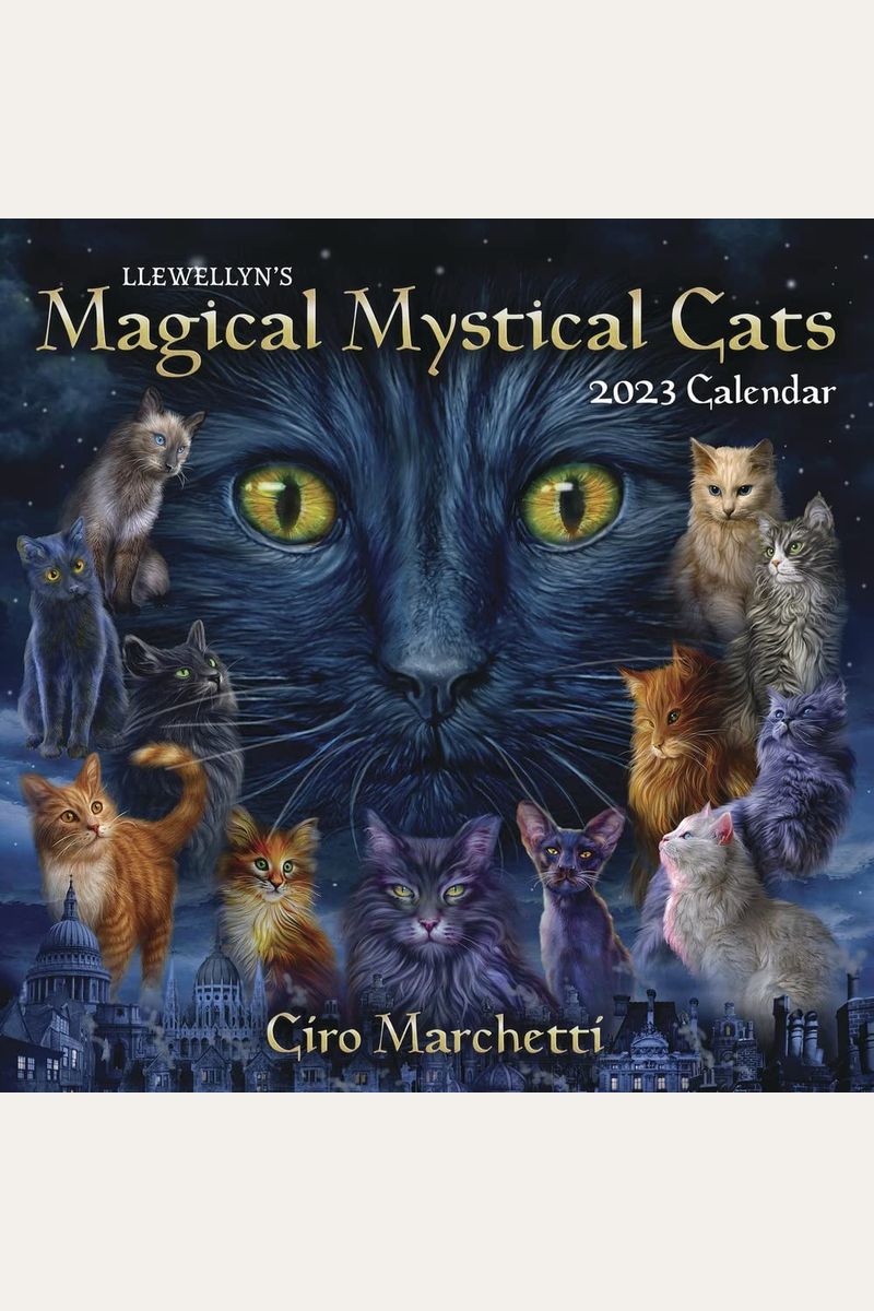 Llewellyn's 2023 Magical Mystical Cats Calendar