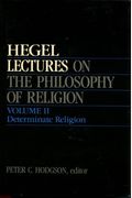 Lectures On The Philosophy Of Religion, Vol. I: Introduction And The Concept Of Religion