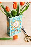 Bibliophile Ceramic Vase: A Compendium Of Flowers: A Compendium Of Flowers (Flower Vase, Ceramic Vase For Book Lovers, Gift Idea For Book Lovers)