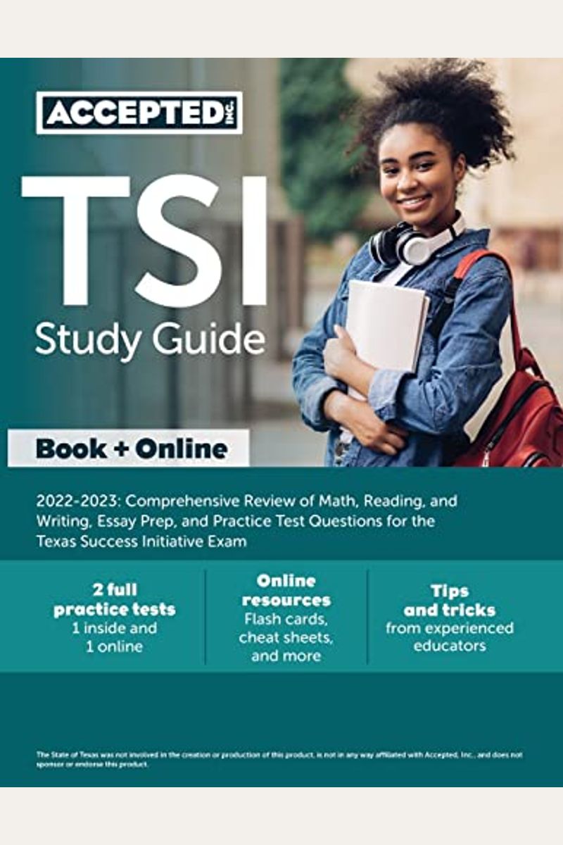 Buy Tsi Study Guide 20222023 Comprehensive Review Of Math, Reading