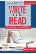 Write To Be Read Teacher's Manual: Reading, Reflection, And Writing