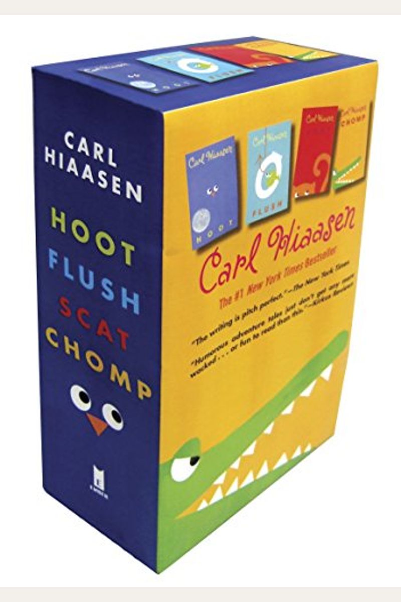 Hiaasen Book Trade Paperback Box Set Chomp Flush Hoot Scat