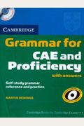 Cambridge Grammar For Cae And Proficiency With Answers: Self-Study Grammar Reference And Practice [With 2 Cds]